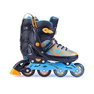 Spokey Turis Adjustable Inline Skates, Size 33-36, Black and Orange - Roller Skates