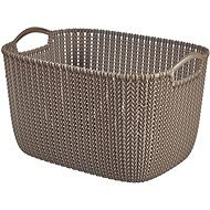 Curver Knit košík 19 L hnedý - Úložný box