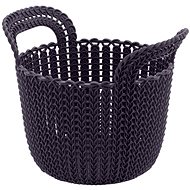 Curver Knit Round Basket 3l Purple - Storage Box