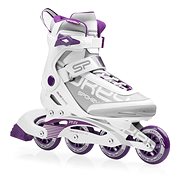 Spokey Prime, white-violet, size 40 - Roller Skates