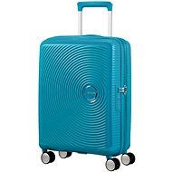 American Tourister Soundbox Spinner 55 EXP Summer Blue - Cestovný kufor