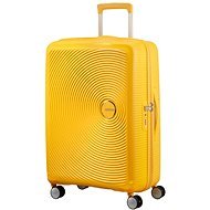 American Tourister Soundbox Spinner 67 EXP Golden Yellow - Cestovný kufor