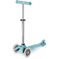 Micro Mini Deluxe Glow LED Plus aqua - Children's Scooter