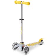 Micro Mini Deluxe Flux LED neon yellow - Children's Scooter