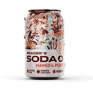 PRAGER'S Soda Mango & Peach 0,33 l tin - Flavoured Water