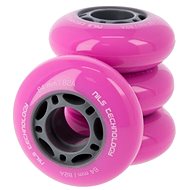 NILS EXTREME PU Wheels 64 × 24 mm, pink, 4 pcs - Wheels