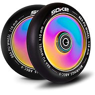 SOKE Wheels 110 mm, full rainbow 2 pcs - Scooter Wheels