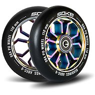 SOKE Wheels 110 mm, rainbow 2 pcs - Scooter Wheels