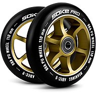SOKE Wheels 110 mm, gold 2 pcs - Scooter Wheels