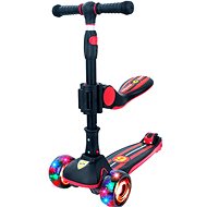 Story 2in1 Deluxe mini scooter with light-up wheels, black and red - Children's Scooter