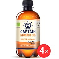 Captain Kombucha Ginger, lemon 4 x 400 ml - Drink