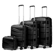 Kono Set of 4 suitcases 2094 Black S M L - Case Set