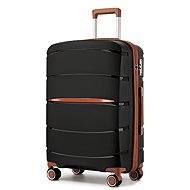 KONO 2591 Spinner suitcase 66,5 cm, black - Suitcase