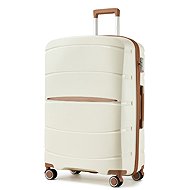 KONO 2591 Spinner suitcase 75,5 cm, cream - Suitcase