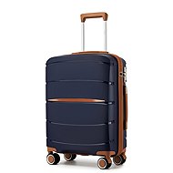 KONO 2591 Spinner suitcase 55 cm, blue - Suitcase