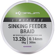 KORUM Limitless Sinking Feeder Braid 300 m 0,16 mm 7 kg - Line