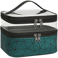 Livefy Cosmetic bag Geometry, green - Make-up Bag
