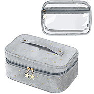 Livefy Cosmetic bag Stars 2 in 1, grey - Make-up Bag