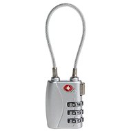Kufryplus TSA lock with lanyard TL213 silver - Padlock