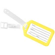 Kufryplus Name tag for suitcase LTP118 yellow - Luggage Tag