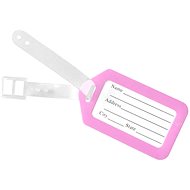Kufryplus Name tag for suitcase LTP120 pink - Luggage Tag