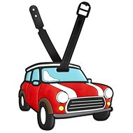 Kufryplus Name tag for trunk LTD130 Auto I red - Luggage Tag