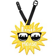 Kufryplus Name tag for suitcase LTD133 Sunshine - Luggage Tag