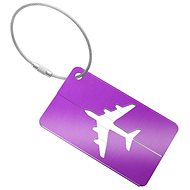 Kufryplus Name tag for suitcase LTH414 purple - Luggage Tag