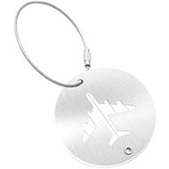 Kufryplus Name tag for suitcase LTH315 silver - Luggage Tag