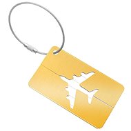 Kufryplus Name tag for suitcase LTH416 gold - Luggage Tag