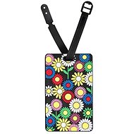 Kufryplus Name tag for suitcase LTD160 Flowers - Luggage Tag