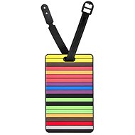 Kufryplus Name tag for suitcase LTD162 Stripes - Luggage Tag