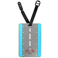 Kufryplus Name tag for suitcase LTD169 Ranvej I blue - Luggage Tag