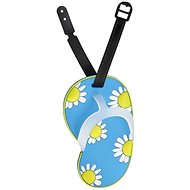 Kufryplus Name tag for suitcase LTD168 Pantoflíček III blue - Luggage Tag