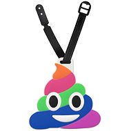Kufryplus Name tag for suitcase LTD176 Smiley poop II - Luggage Tag