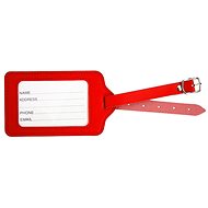 Kufryplus Name tag for suitcase LTK221 red - Luggage Tag
