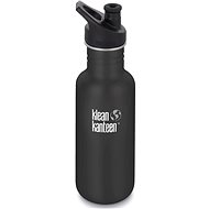 Klean Kanteen Classic with Sport Cap 3.0 - Shale Black 532ml - Drinking Bottle