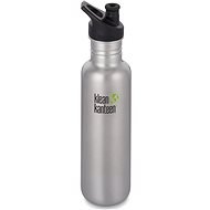 Klean Kanteen Classic with Sport Cap 3.0 - Brushed Stainless Steel 800ml - Drinking Bottle