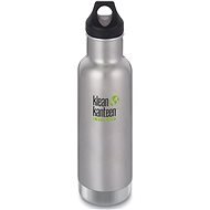 Klean Kanteen Insulated Classic w/Loop Cap, brushed stainless 592 ml - Termoska