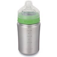 Klean Kanteen Baby Bottle w / Medium Flow Nipple - brushed stainless 266 ml - Drinking Bottle