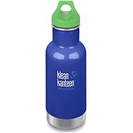 Klean Kanteen Insulated Kid Classic 12oz w/Kid Loop Cap - coastal waters 355ml - Children's Thermos