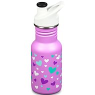 Klean Kanteen Kid Classic Narrow Sport Cap orchid hearts - Drinking Bottle