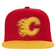 Outerstuff Dětská kšiltovka Calgary Flames NHL Essentials Flatbrim Snapback - Baseball Cap