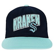 Outerstuff Seattle Kraken NHL Essentials Deadstock Snapback Children’s Cap - Baseball Cap