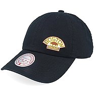 Mitchell & Ness Men’s Boston Bruins NHL Micro Lefty Strapback Vntg Cap - Baseball Cap