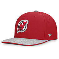 Fanatics Men’s New Jersey Devils NHL Loden Structured Adjustable Flat Brim Cap - Baseball Cap