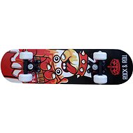 KUBIsport Children's skateboard - dinosaur, plastic chassis - Skateboard