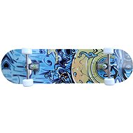 KUBIsport Sports skateboard with alu chassis blue - Skateboard