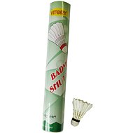 KUBIsport G11201 košíčky badmintonové péřové 12 ks - Shuttlecock