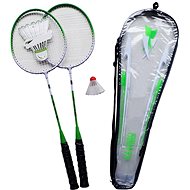 KUBIsport Badminton set - 2 rackets + basket + case - Badminton Set